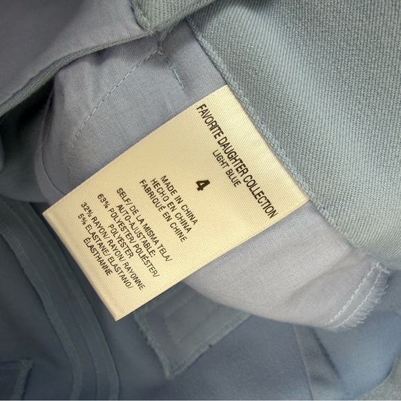 Favorite Daughter Sky Blue Wide Leg Pants Trousers Size 4 - Picture 7 of 7